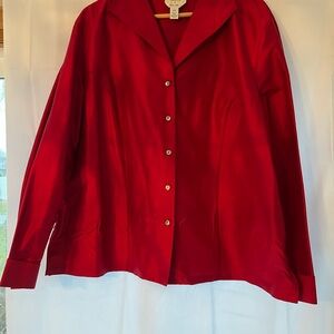 Elegant Red Women's Top
